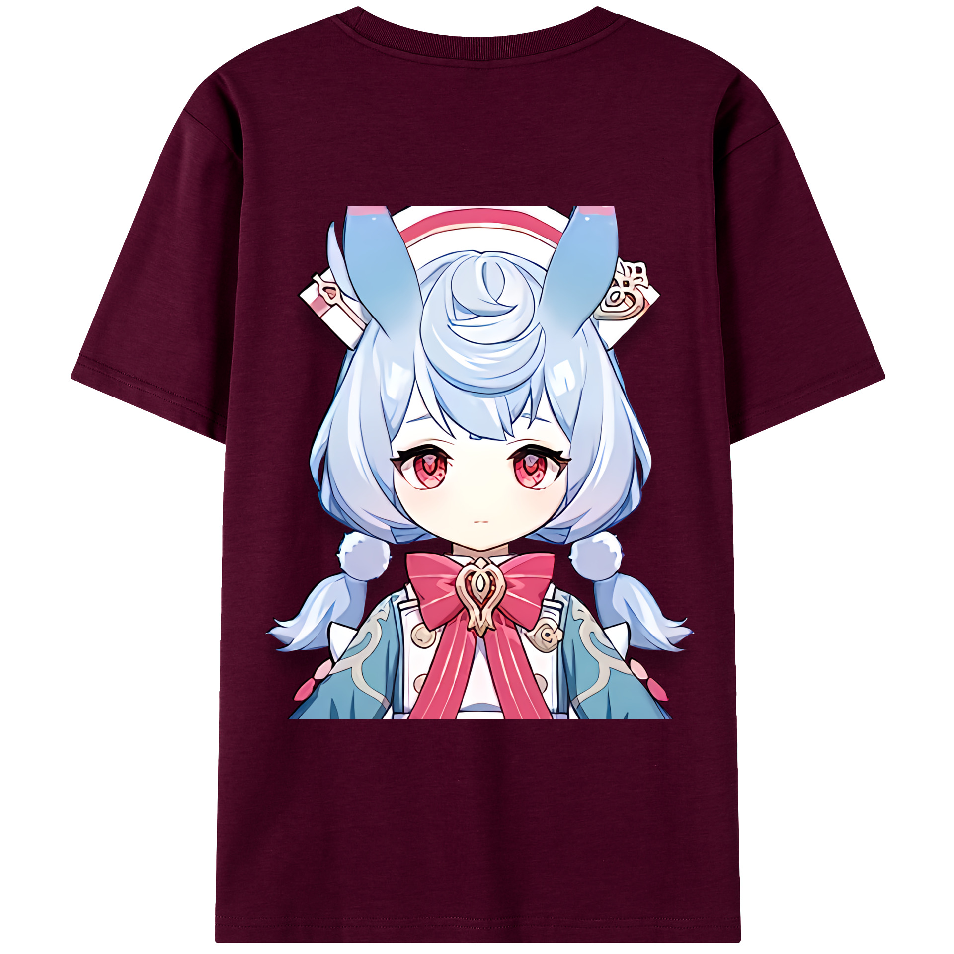 げんし神 シゲウィン genshin Shigewin レディース半袖Tシャツ(バックプリント)